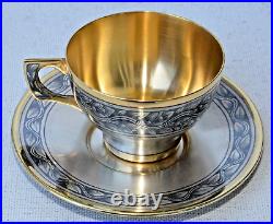 Russian Ussr Imperial Silver Enamel Gold Cup Shots Goblet Chalice Kovsh Bowl Egg