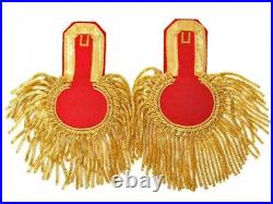 Staff Officers Epaulettes Epaulets INFANTRY ARTILLERY Imperial Russian Army GOLD