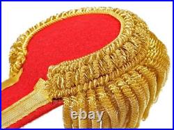 Staff Officers Epaulettes Epaulets INFANTRY ARTILLERY Imperial Russian Army GOLD