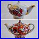 Vintage LOMONOSOV Russian Imperial Porcelain Red Horse & Rooster Small Teapot