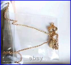 Vtg New Tatiana Faberge Imperial Collection Rhinestone Bird Pendant & Necklace