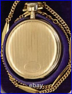 WWI Imperial Russian officer's award Audemars Freres 14k gold pocket watch&box